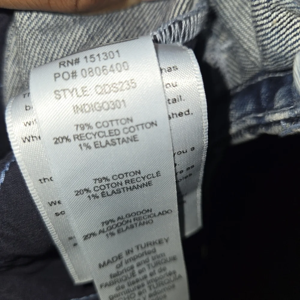 NWT Good American Quilted Relaxed Fit Denim Shacket - Picture 7 of 8